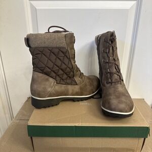 JBU by Jambu Summit Women Size 9.5 Wide Water-Proof Boots Tobacco Brown B2SMT54W